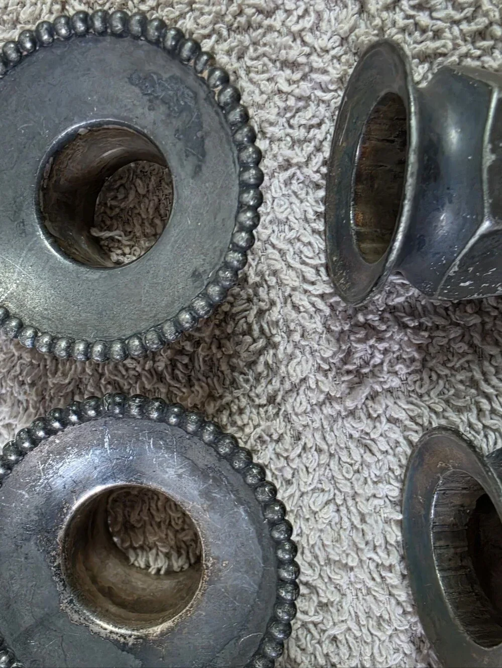 Vintage Screw In Candle Holders Set Of Four
